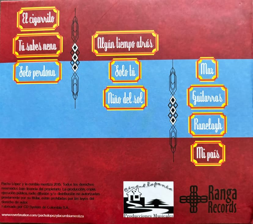 Rayo de luz - La voz del Alma - Back